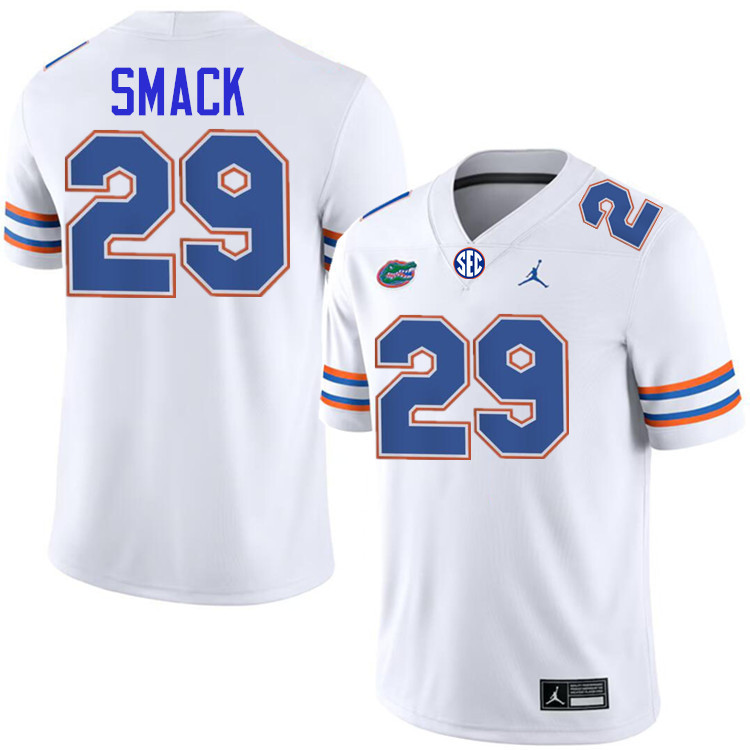 #29 Trey Smack Gators Jersey,Florida Gators College Football Jerseys Stitched-White
